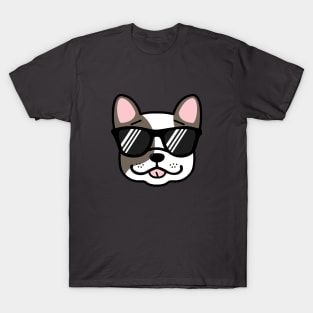 Frenchie Funny French Bulldog in Sunglasses T-Shirt